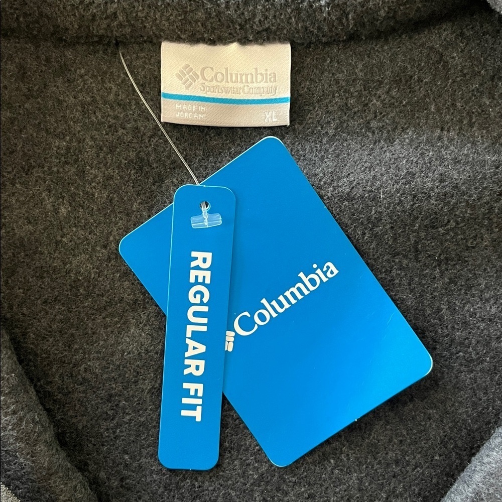 Columbia Mount Cannon Fleece Jacket Full Zip Gray XL NWT - Picture 9 of 13
